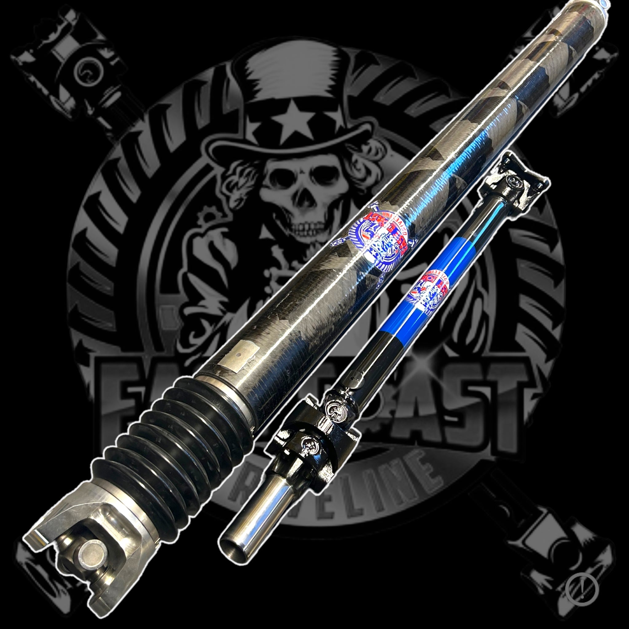 2025 Dodge Ram 1500 3.0L L6 Hurricane HD Front & Rear Driveshaft Kit. Mopar 53011134AA & 53011135AF. RHO, Big Horn, Laramie, Limited, Limited Longhorn, Lone Star, Rebel, Tradesman, Tungsten, Warlock