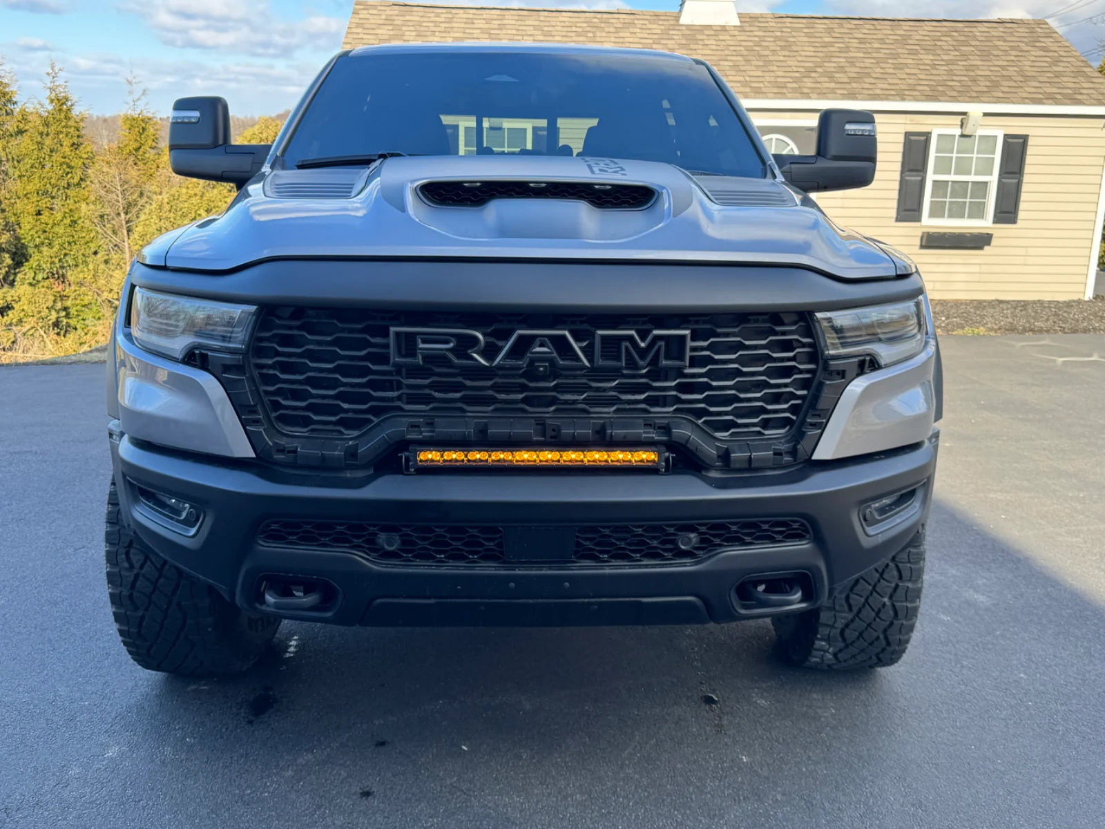 Rough Country 20 Inch Black Series LED Light Bar W/ Amber DRL