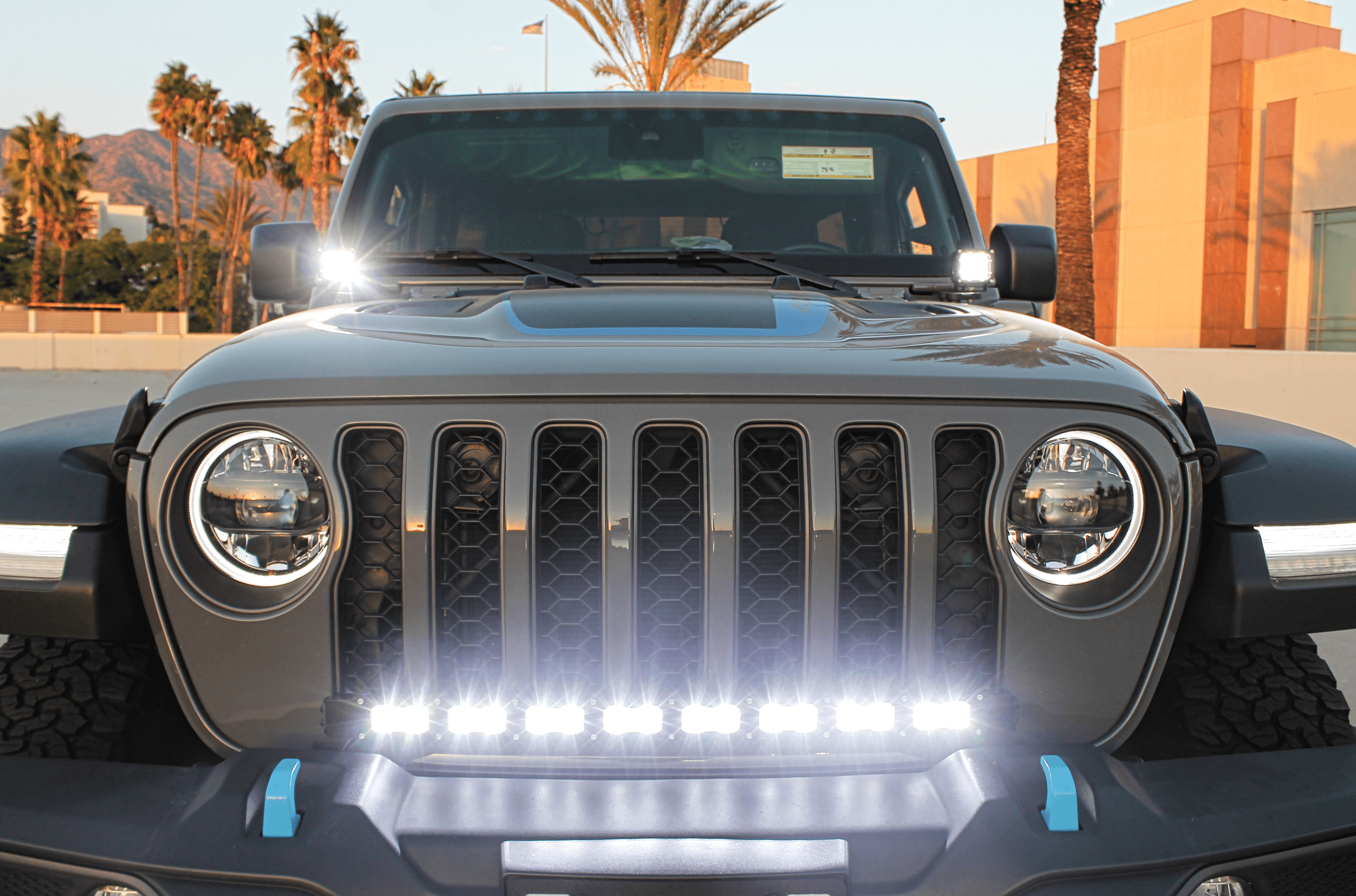 2017+ Jeep Wrangler (JL) Hood Mount/Ditch Lights