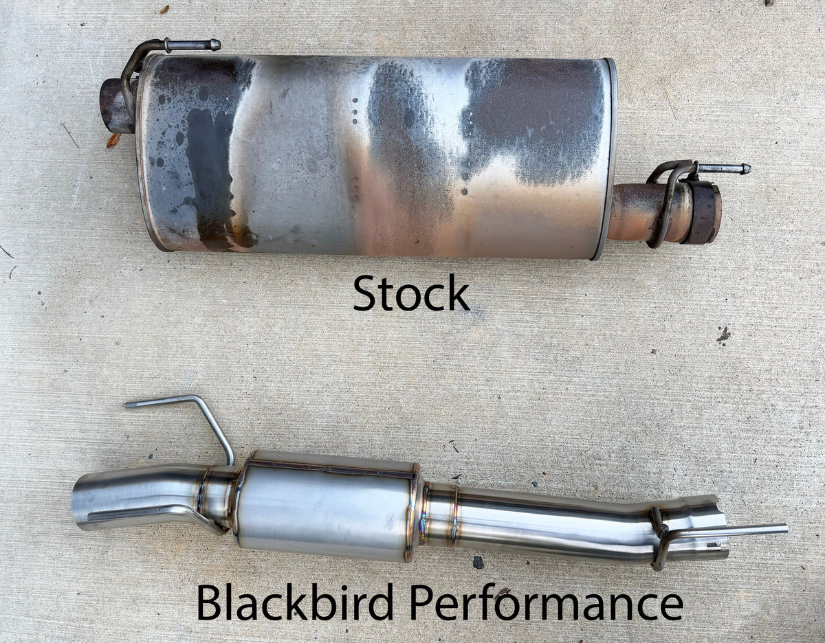 Blackbird Performance Bolt On Stainless Muffler 6.4l Hemi for 2014-2026+ Ram 2500s