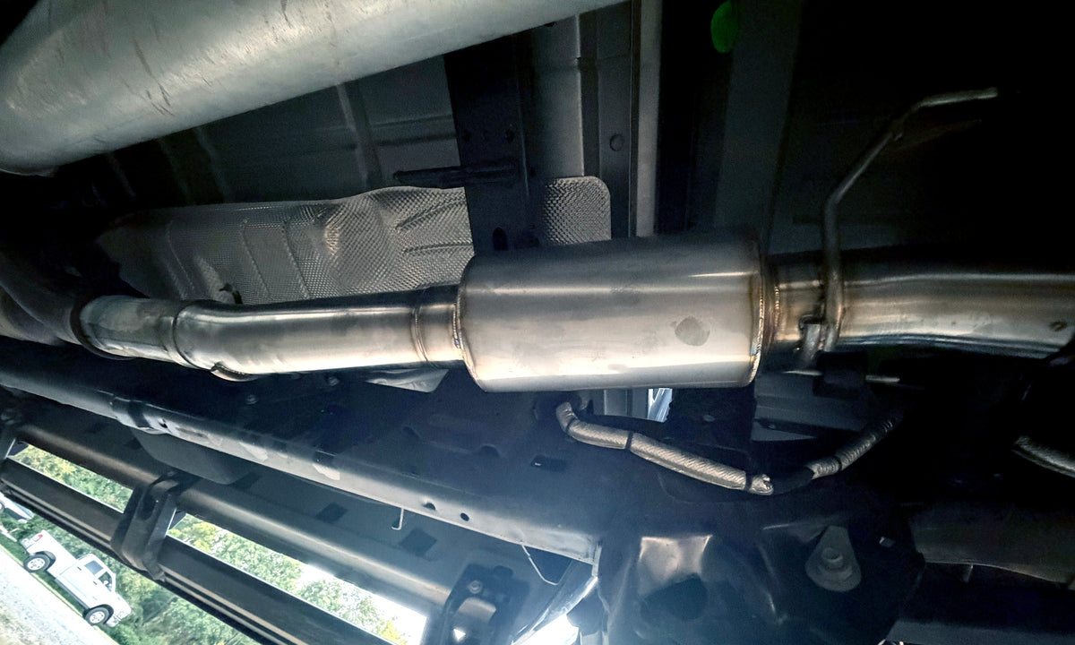 Blackbird Performance Bolt On Stainless Muffler 6.4l Hemi for 2014-2026+ Ram 2500s