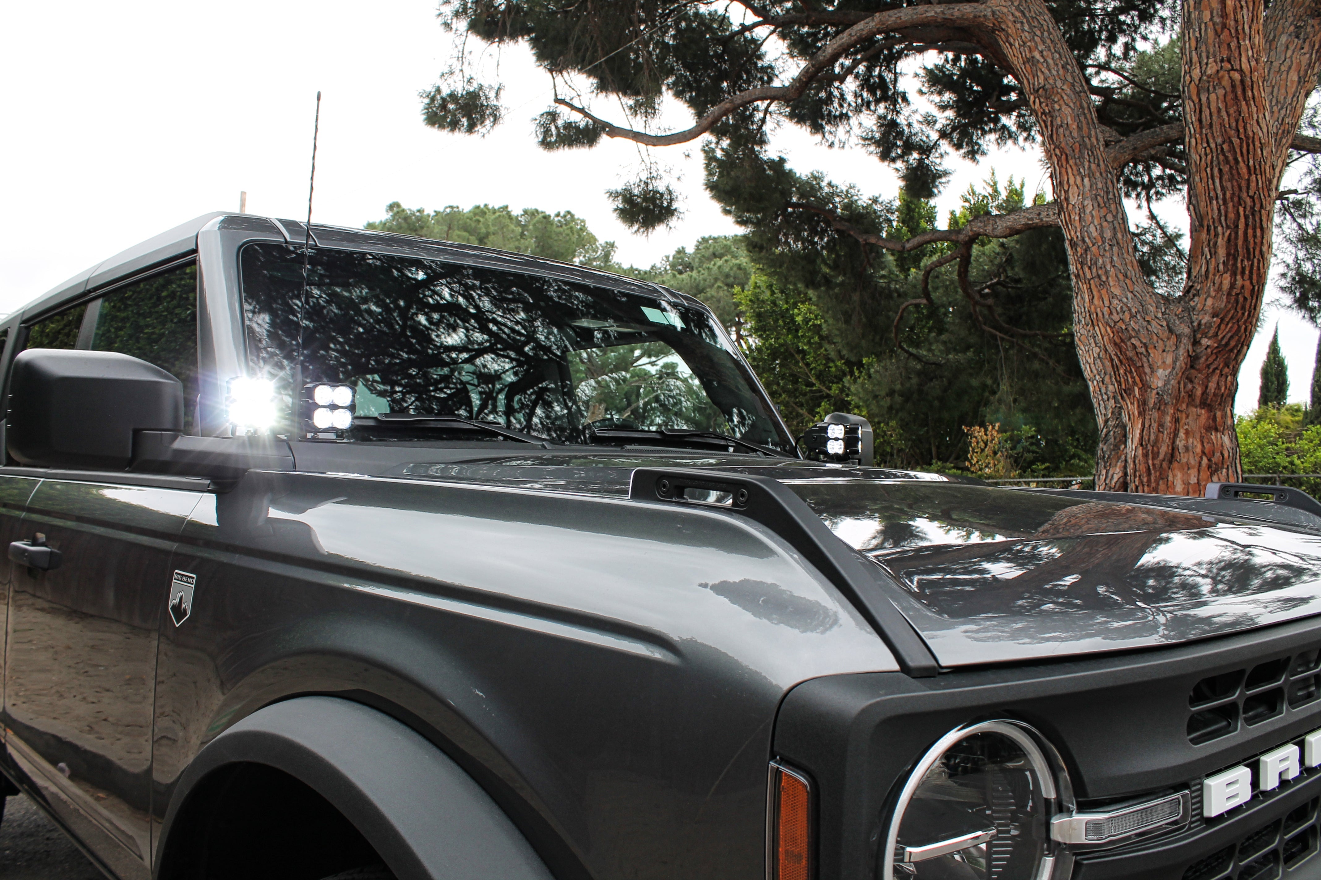 2021+ Ford Bronco Hood Mount/Ditch Lights/Pillars - PRO
