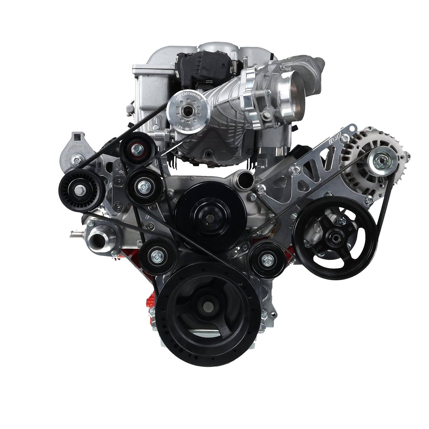 ICT Billet Hellcat Supercharger to LS3 Head Adapter Kit