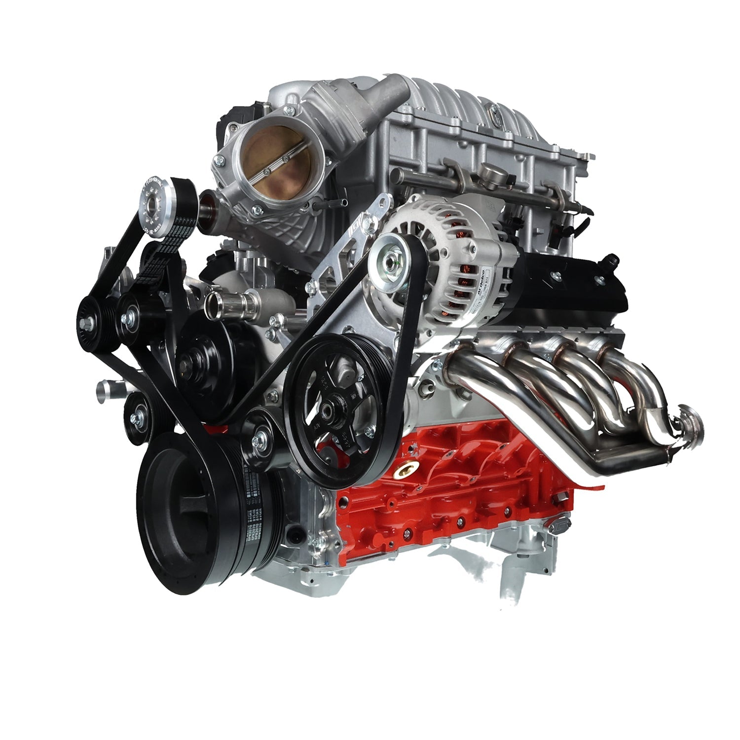 ICT Billet Hellcat Supercharger to LS3 Head Adapter Kit