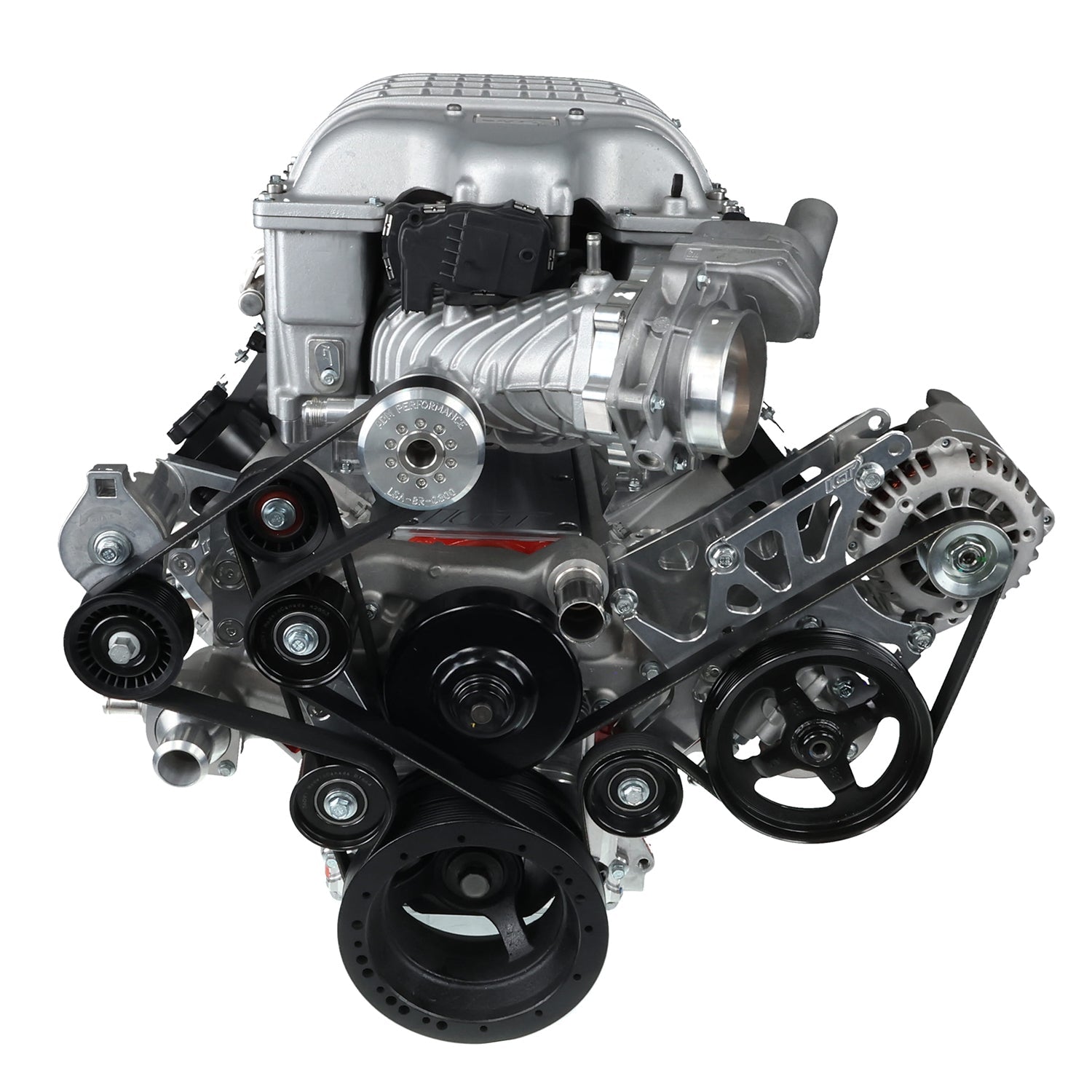 ICT Billet Hellcat Supercharger to LS3 Head Adapter Kit