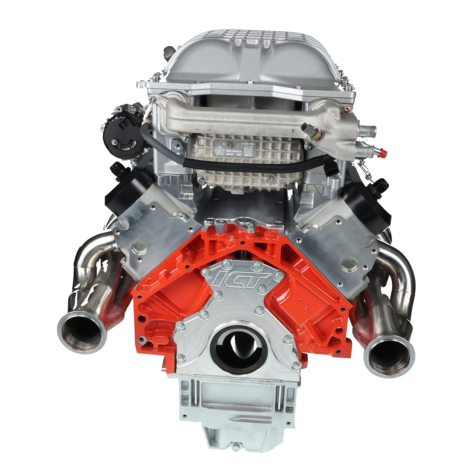 ICT Billet Hellcat Supercharger to LS3 Head Adapter Kit