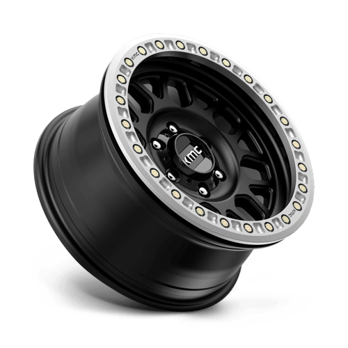 KMC GRENADE DESERT BEADLOCK Satin Black 6x139.7 Wheels - product view 2