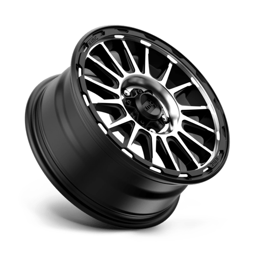 KMC IMPACT Satin Black Machined 6x139.7 Wheels - product view 2