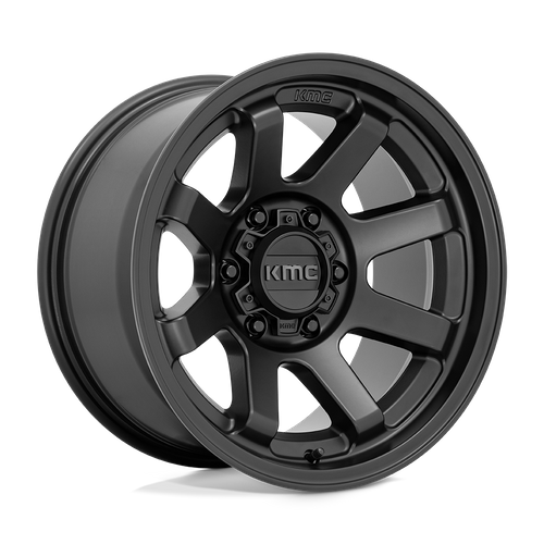 KMC TRAIL Satin Black 6x139.7 Wheels - product view 1