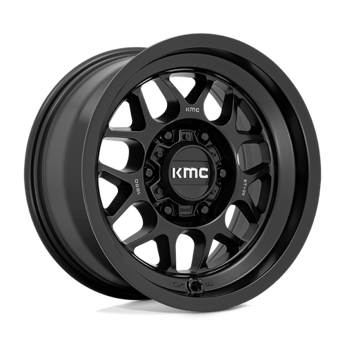 KMC TERRA Satin Black 6x139.7 Wheels - product view 1