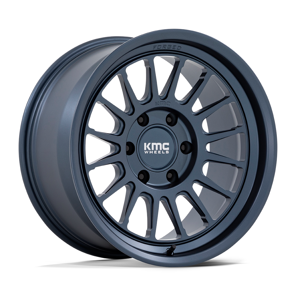 KMC Impact Forged Blue Wheel