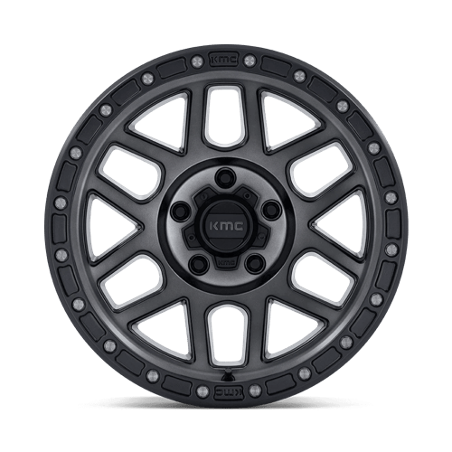 KMC MESA Satin Black W/ Gray Tint 6x139.7 Wheels - product view 3