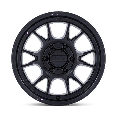 KMC RANGE Matte Black 6x139.7 Wheels - product view 3