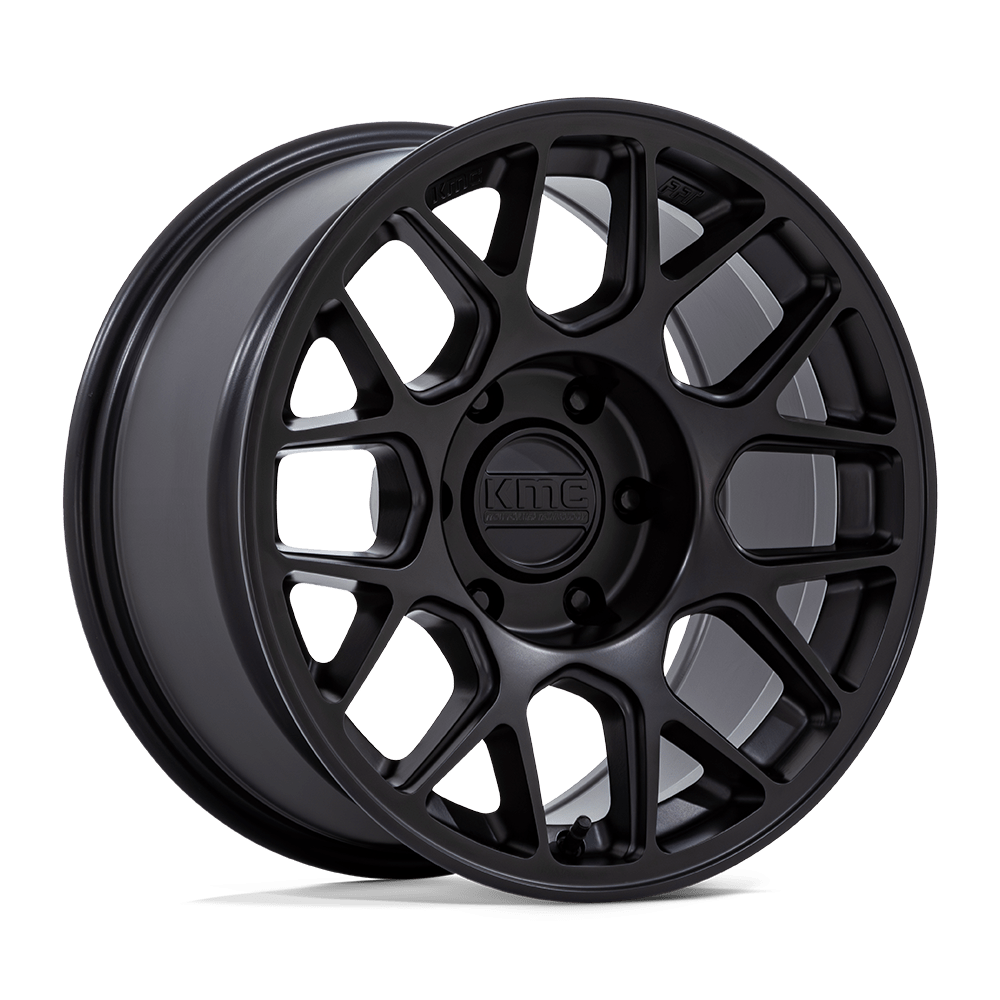 KMC HATCHET Matte Black 6x139.7 Wheels - product view 4