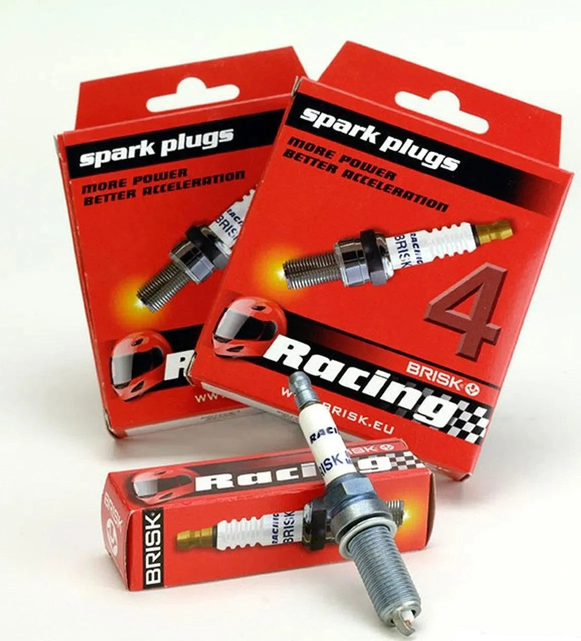 Brisk Silver Racing Spark Plugs ER12S (16 For Hemi)