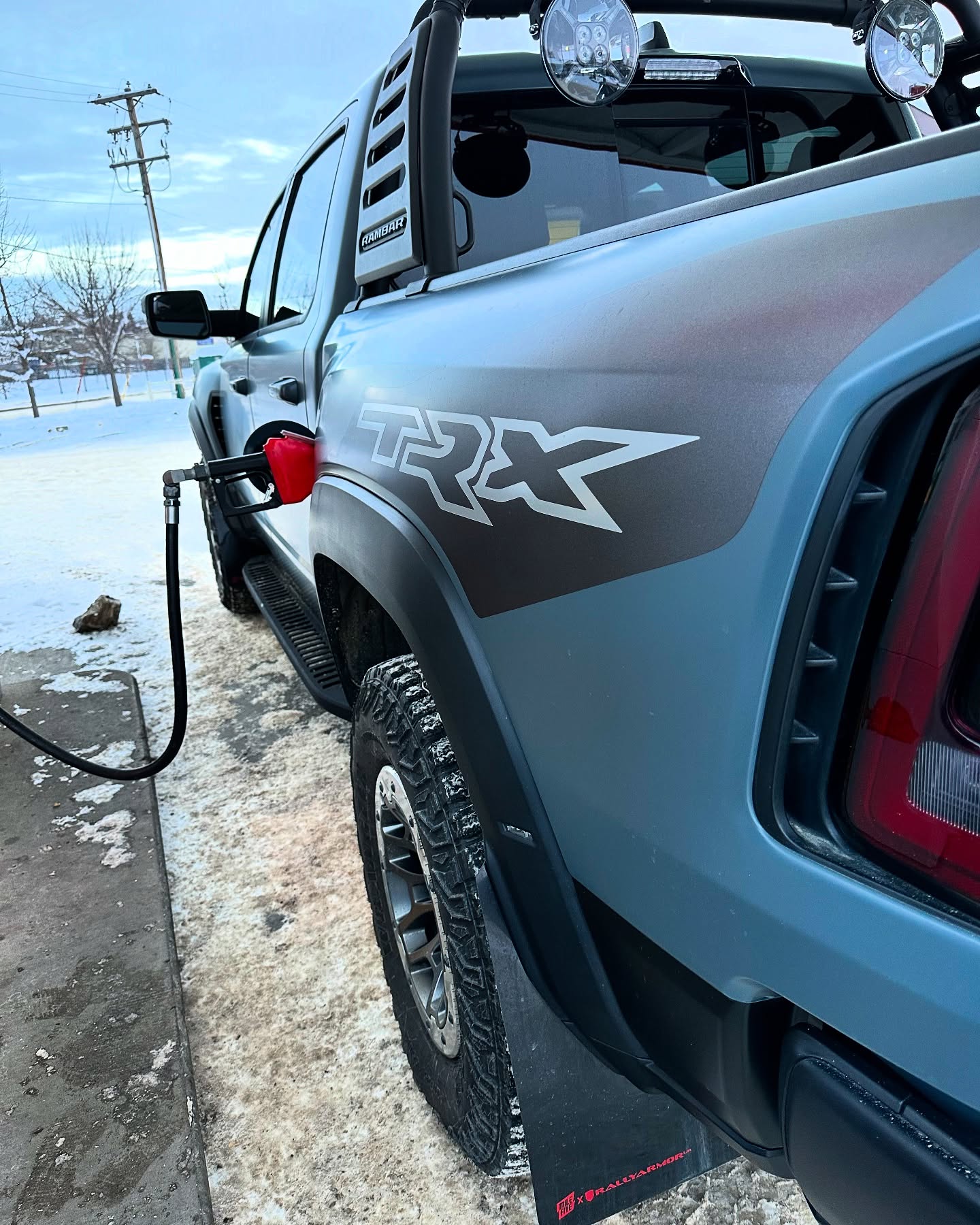Rally Armor 2021-24 Dodge Ram 1500 TRX / 2025+ Ram RHO Mud Flaps