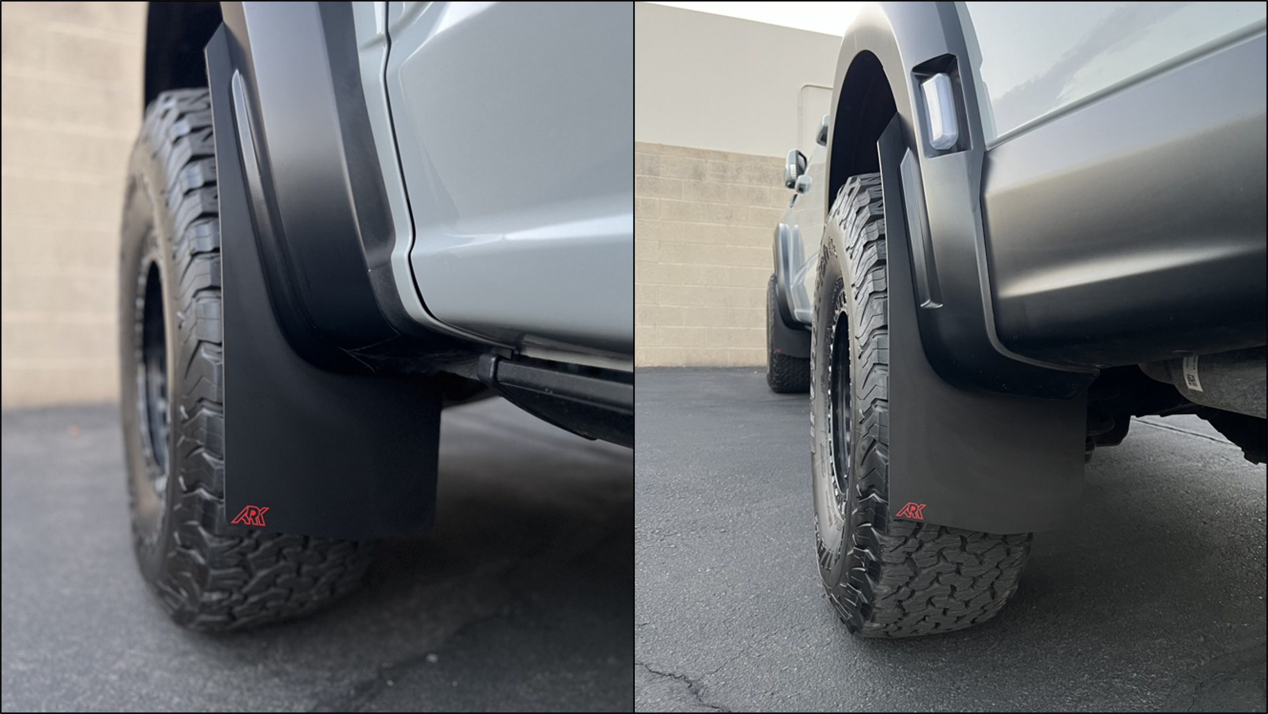 ARK Splash Guards 2023-2026 Ford Raptor R TriXPoly Mudflaps