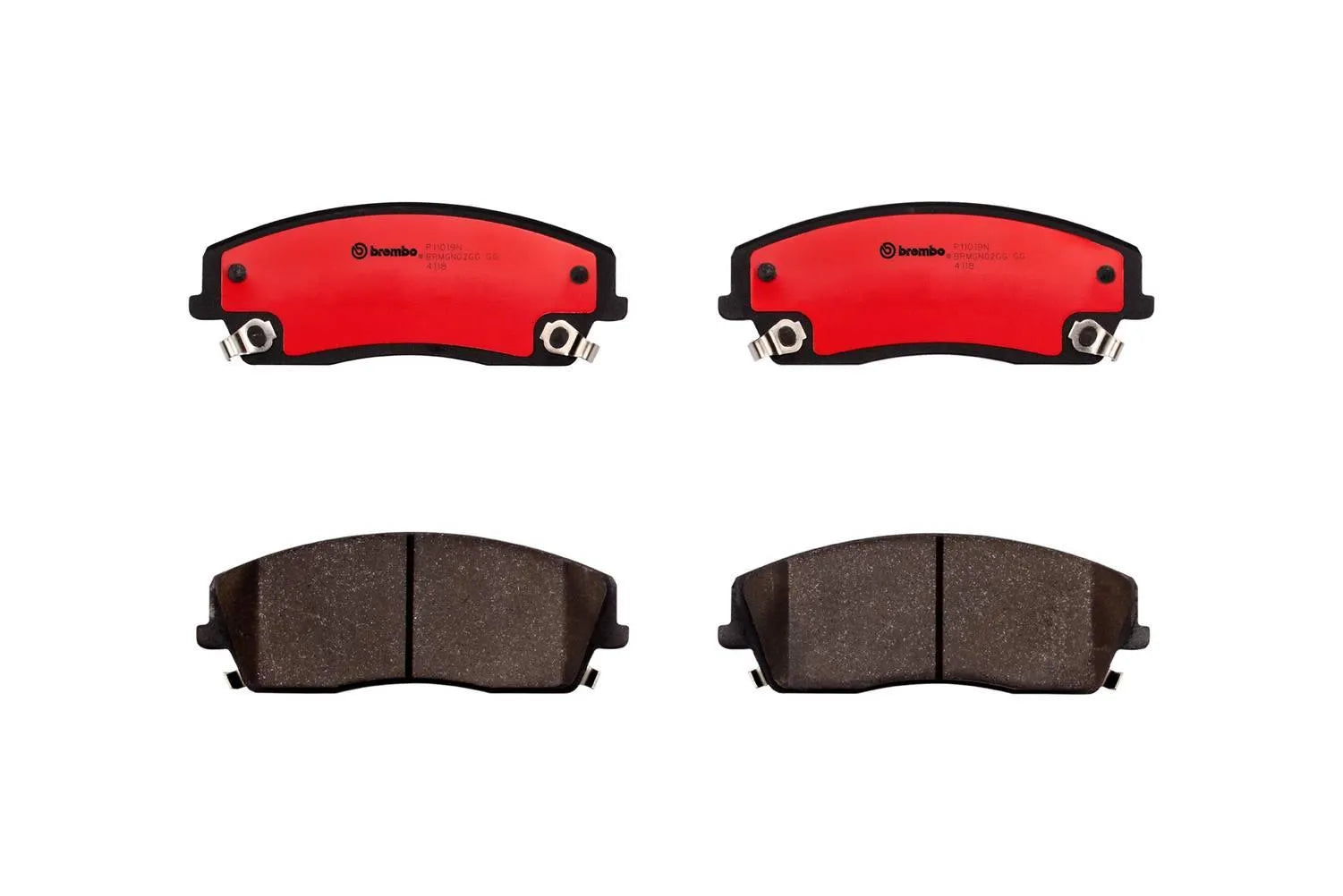 Brembo 09-23 Dodge Challenger / Charger Front Premium NAO Ceramic OE Equivalent Pad