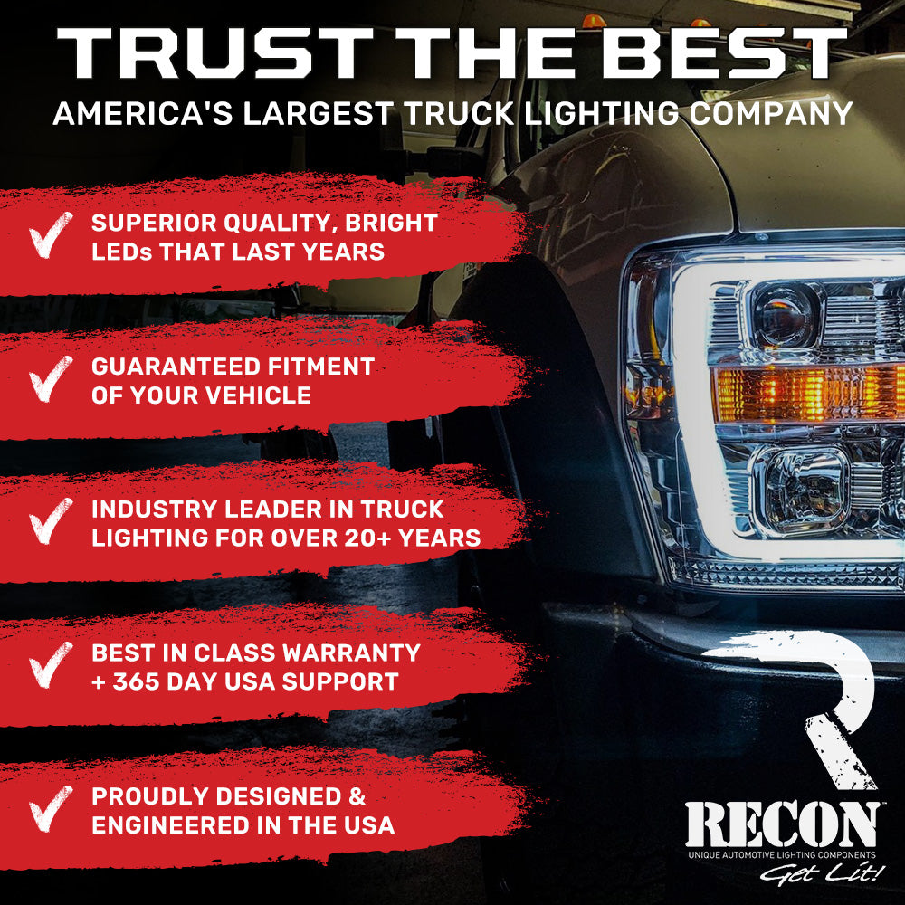 Recon Dodge 19-25 RAM 1500 Red LED 3rd Brake Light with Cargo Bed Camera and Smoked Lens