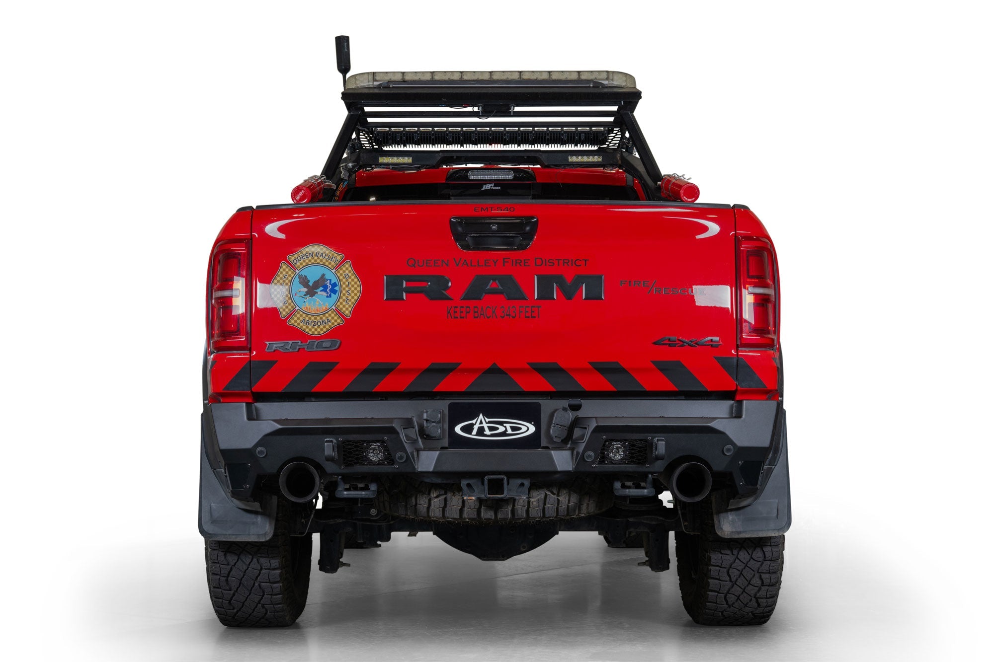 ADD 2025 Ram RHO Stealth Fighter Rear Bumper