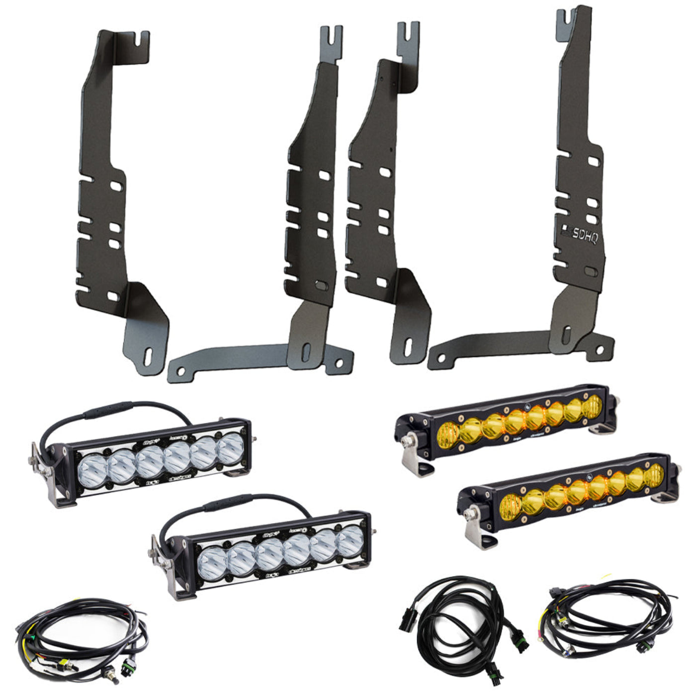 2019-2025 Ram 1500/TRX/RHO SDHQ Built "Build your Own" Behind The Grille LED Light Bar Mount