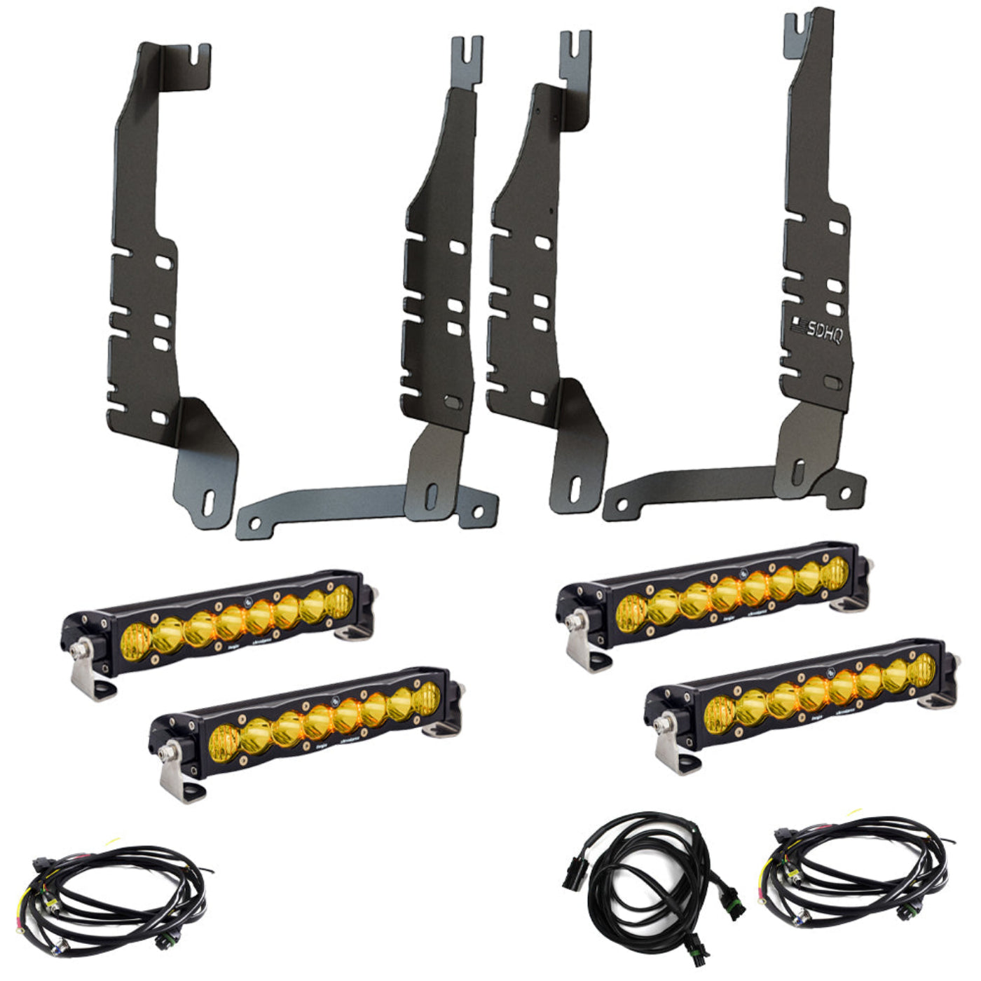 2019-2025 Ram 1500/TRX/RHO SDHQ Built "Build your Own" Behind The Grille LED Light Bar Mount