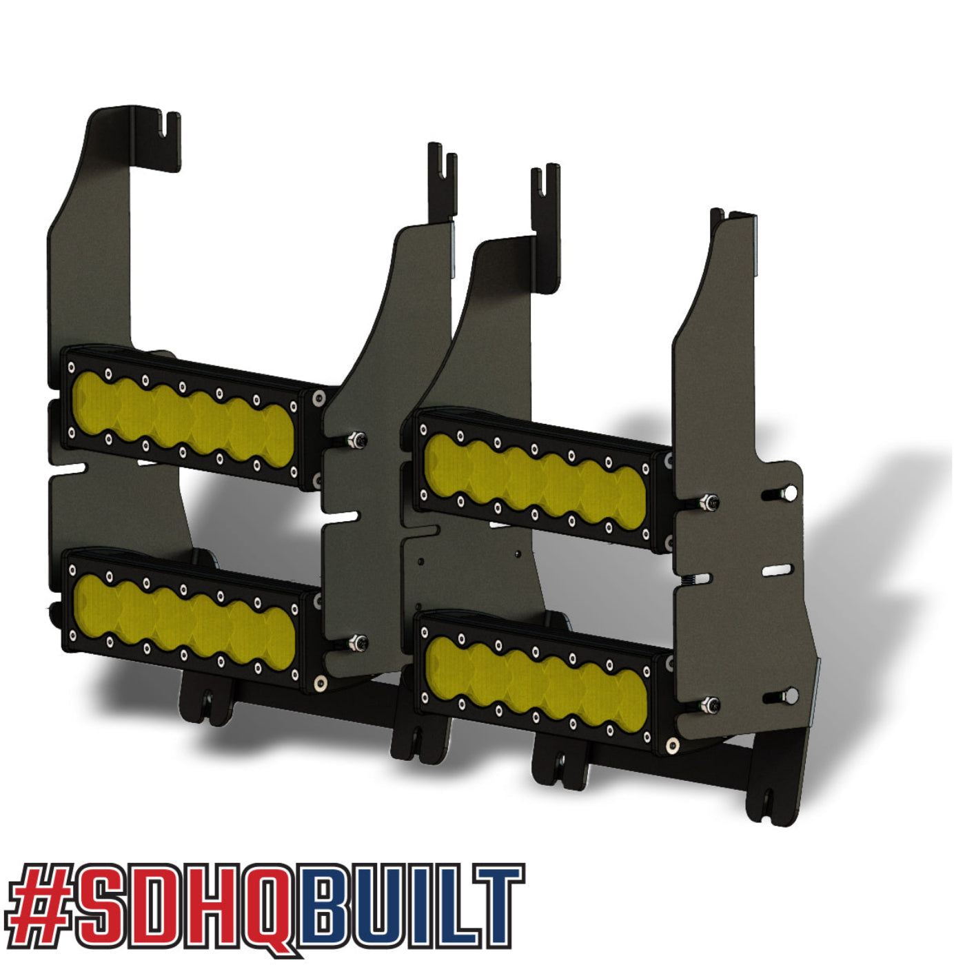 2019-2025 Ram 1500/TRX/RHO SDHQ Built "Build your Own" Behind The Grille LED Light Bar Mount