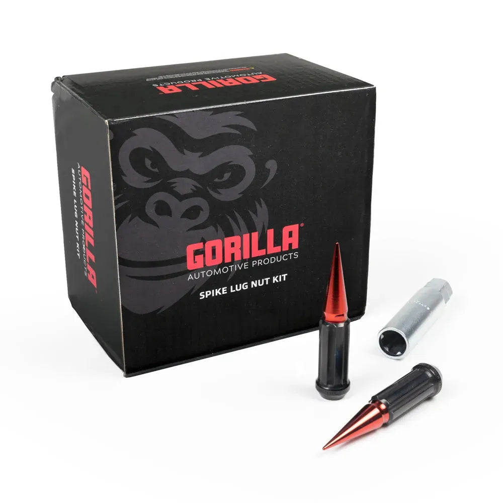 thumbnail image 2 of TJ 32-Piece XL Spike Lug Nut Set – M14x1.5, 6" Tall, 60-Degree Cone Seat, Black, Fits Ram 2500/3500 2012-2022 2 of 4