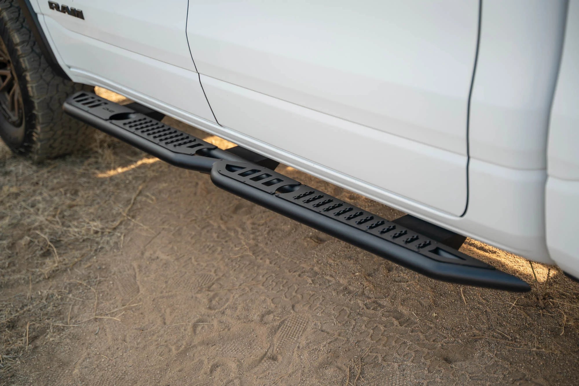 DV8 Off-Road OE Plus Side Steps 2019-2027 Ram 1500 / RHO / TRX Crew Cab Running Boards