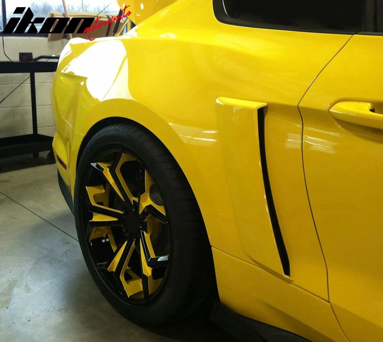 2015-2019 Ford Mustang Rear Window Louver & Quarter Panel Side Scoops