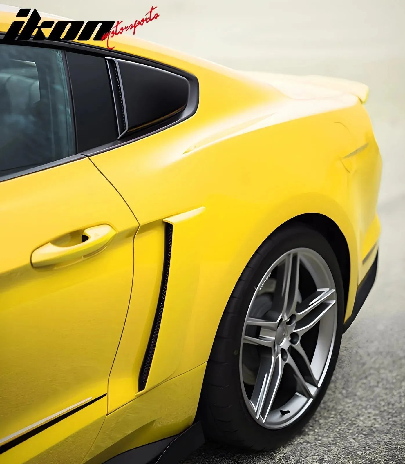 2015-2019 Ford Mustang Rear Window Louver & Quarter Panel Side Scoops