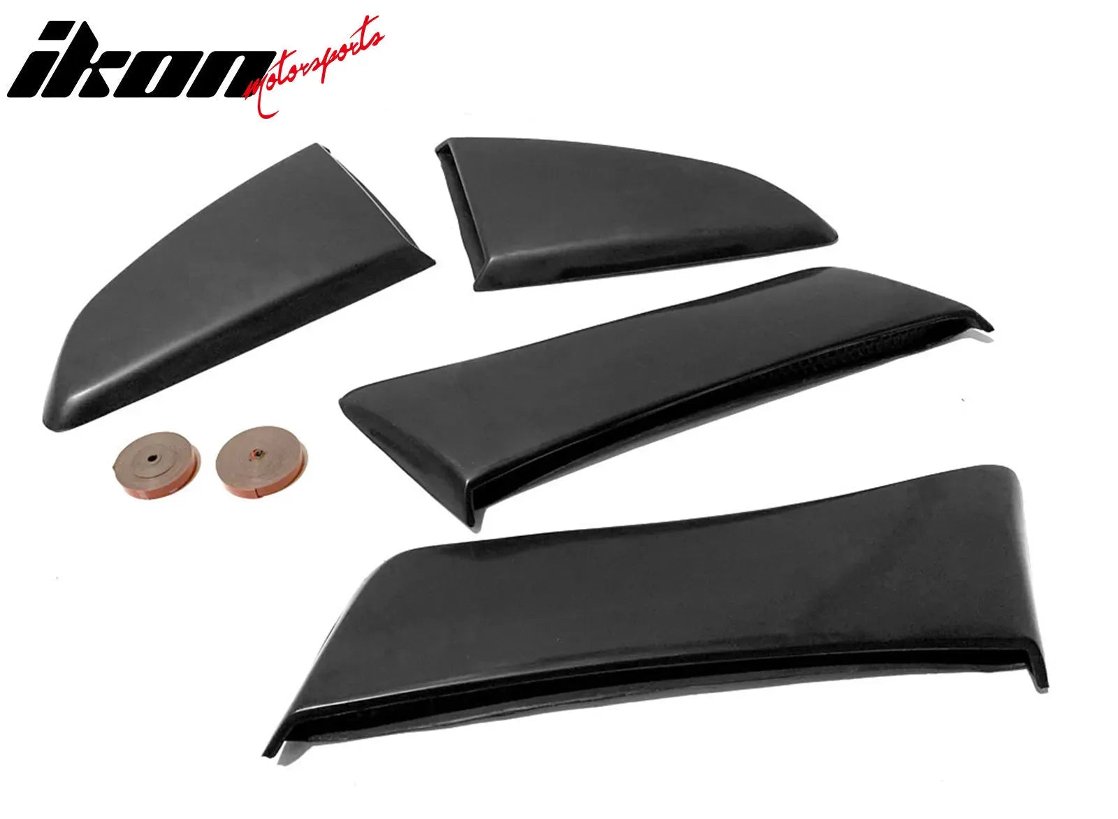 2015-2019 Ford Mustang Rear Window Louver & Quarter Panel Side Scoops