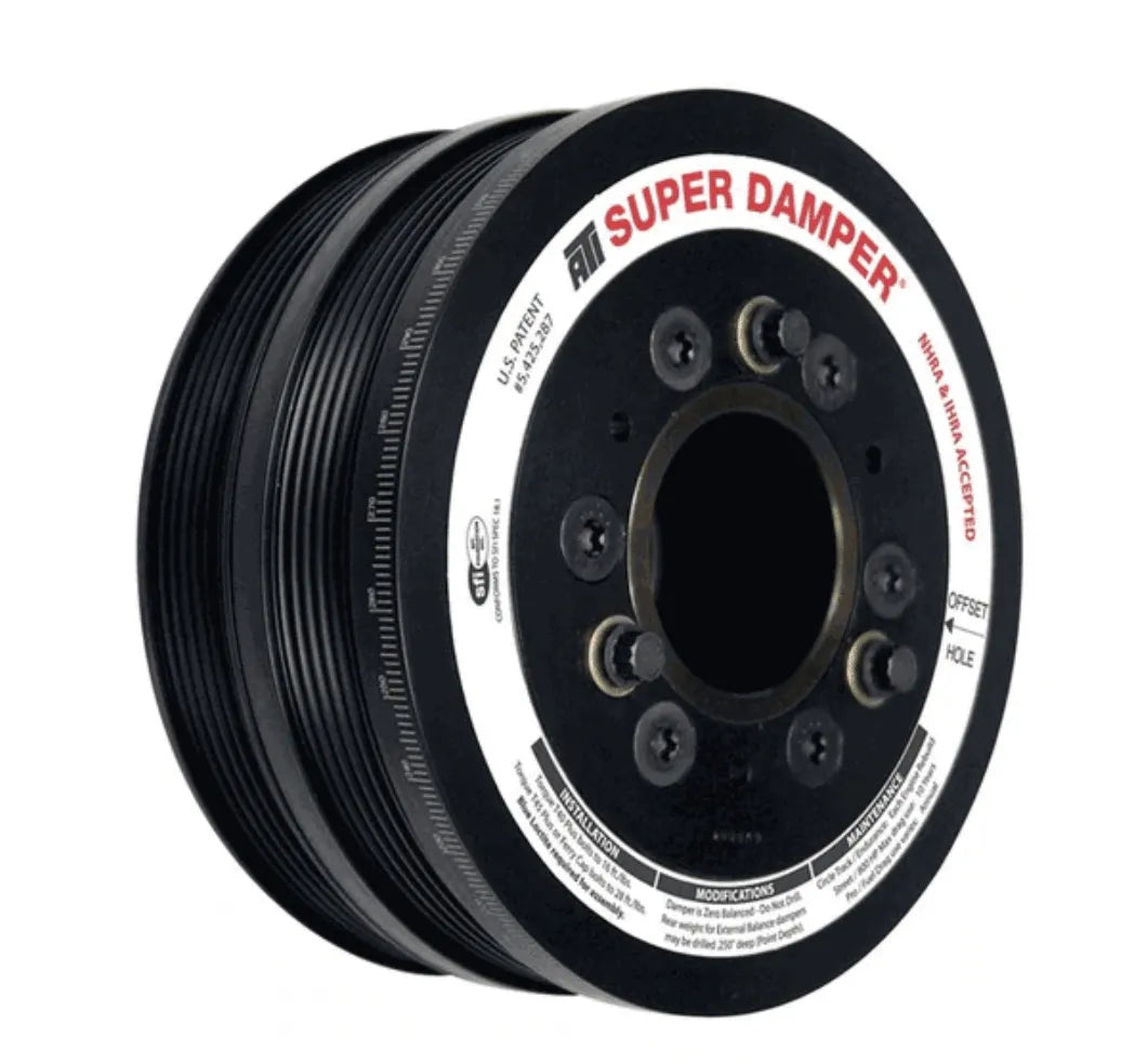 ATI SUPER DAMPER SFI 15% OVERDRIVE 8 RIB (2011-2017 MUSTANG GT )