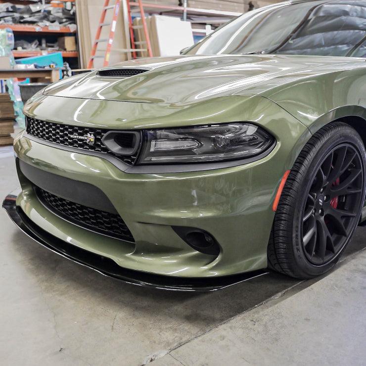 AeroflowDynamics 2015-2022 Dodge Charger Front Splitter V1 (Scatpack/Hellcat/Daytona)
