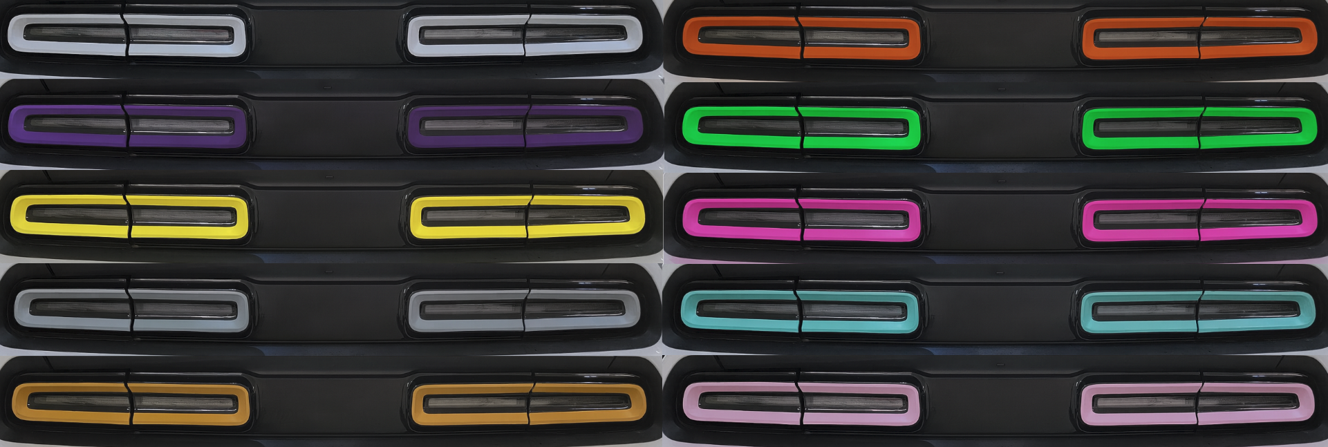 15-23 Dodge Challenger Colored Taillight Tint Overlay