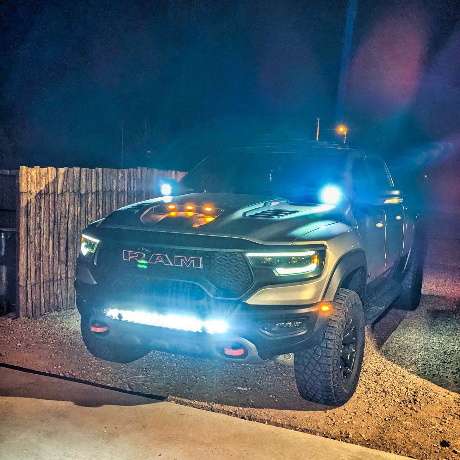 M&R Automotive 2019+ RAM 1500/TRX Hood Mount/Ditch Lights/Pillars PRO