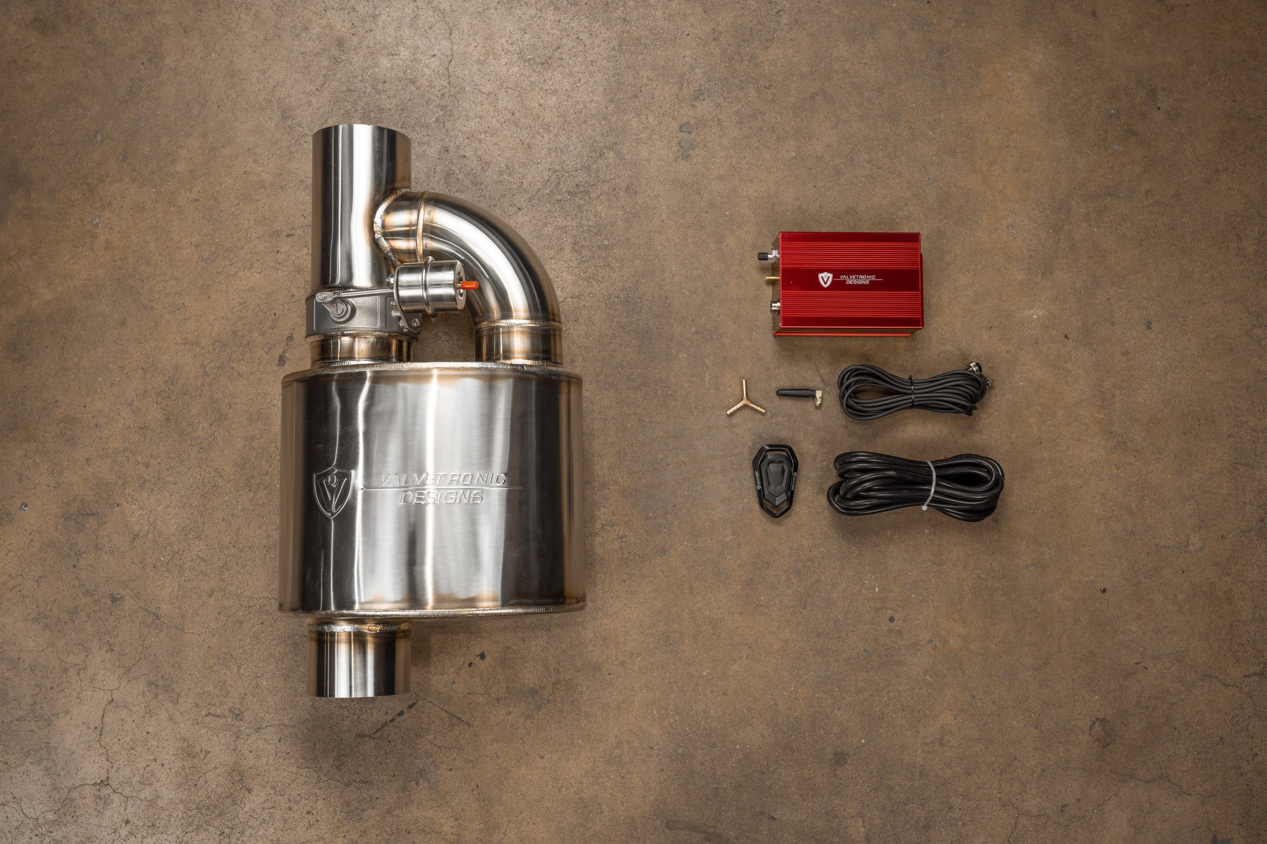 Valvetronic Designs UNIVERSAL VALVED MUFFLER KIT