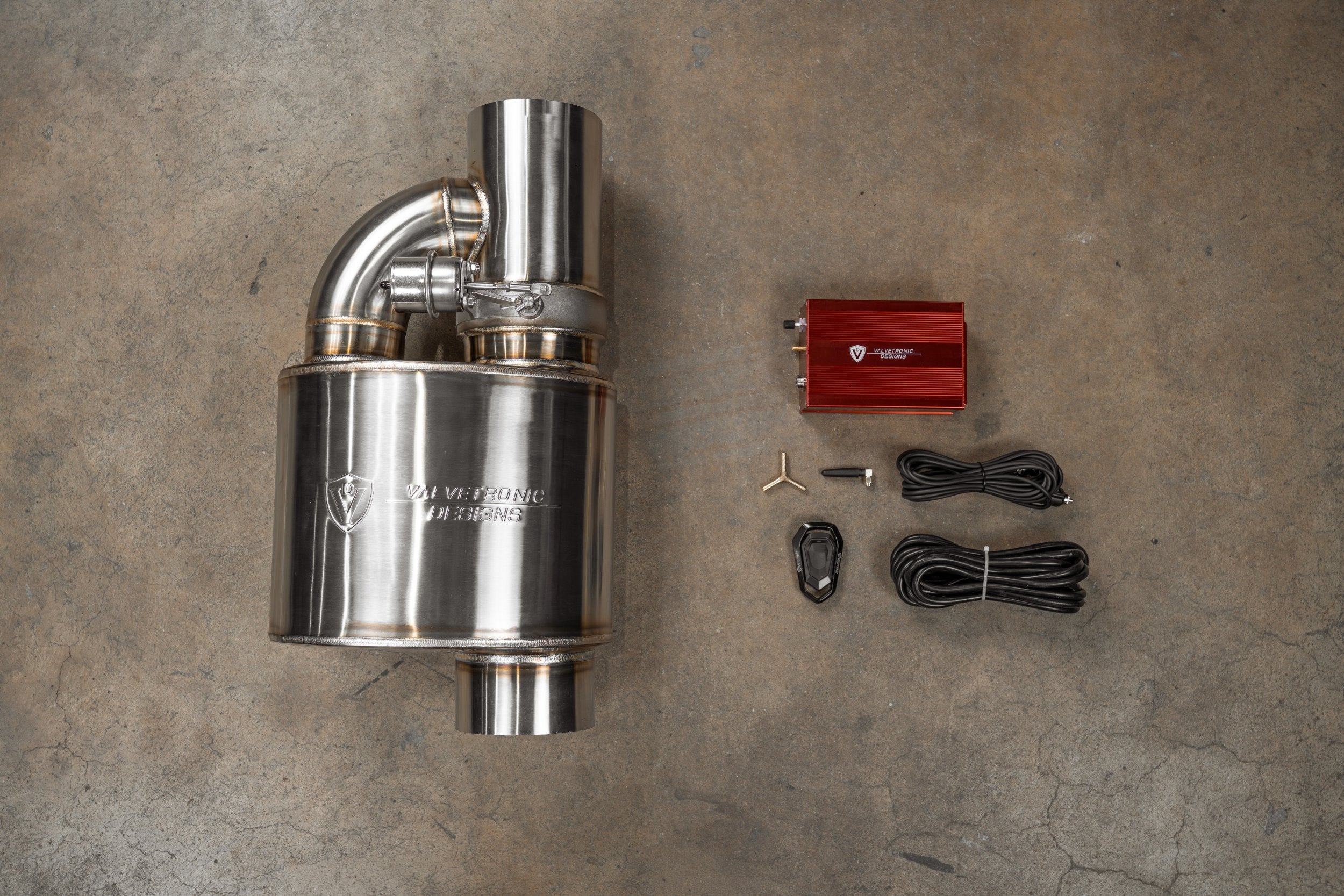 Valvetronic Designs UNIVERSAL VALVED MUFFLER KIT