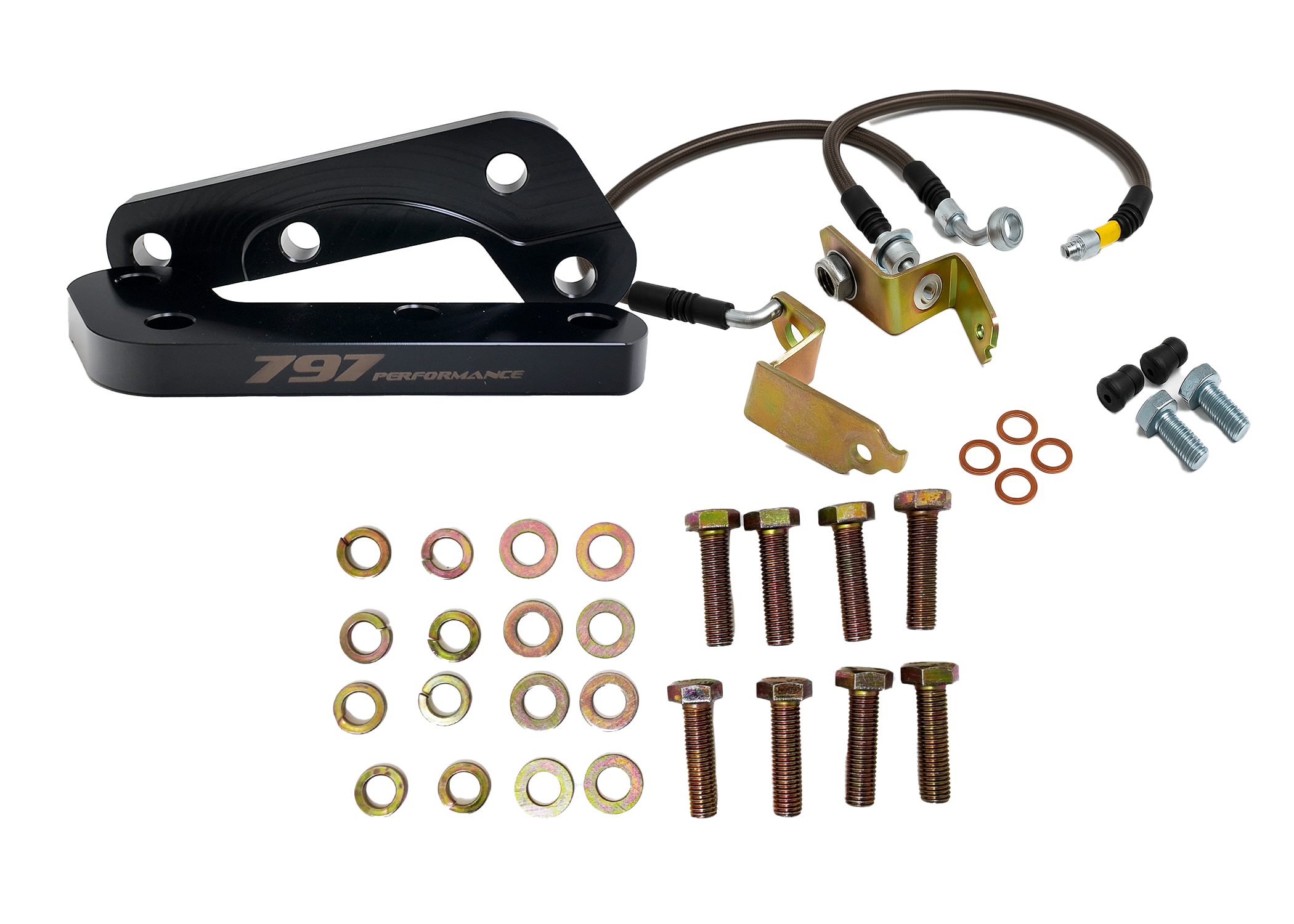 797 Performance- Near Bolt-On 2006-2023 Dodge Charger/ Challenger/ 300/ Magnum Rear Brembo Conversion Kit
