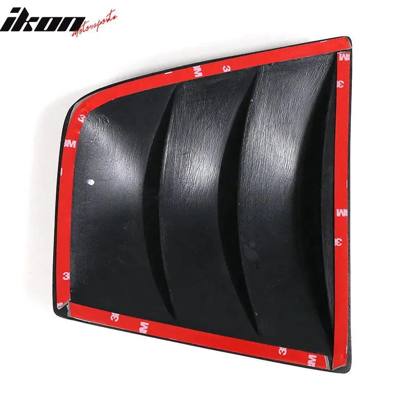 Ikon Motorsports 2008-2023 Dodge Challenger Rear Window Scoop Louver Vent