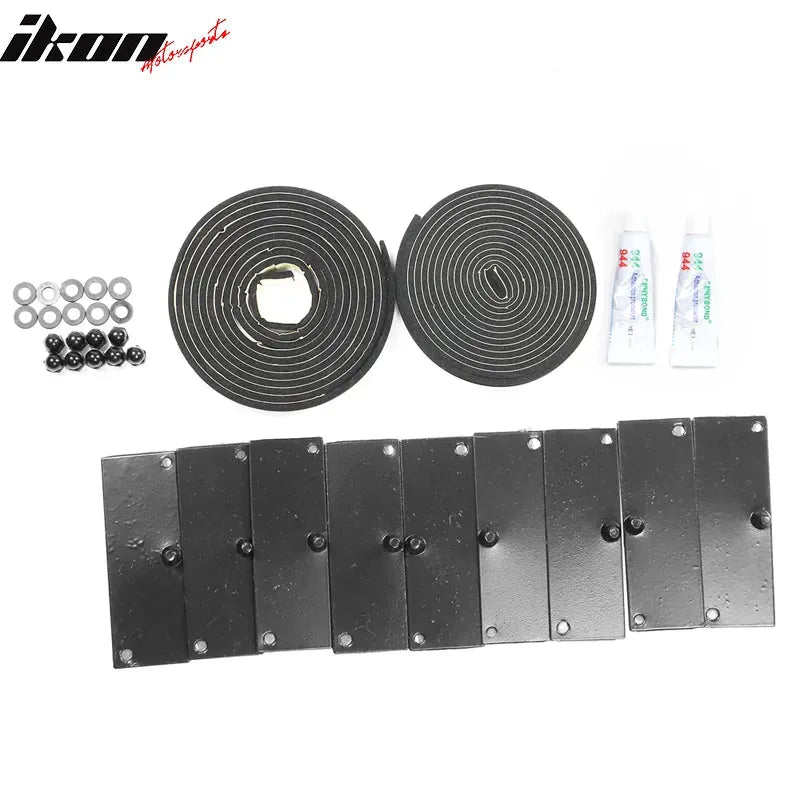 Ikon Motorsports 2008-2023 Dodge Challenger Rear Window Scoop Louver Vent