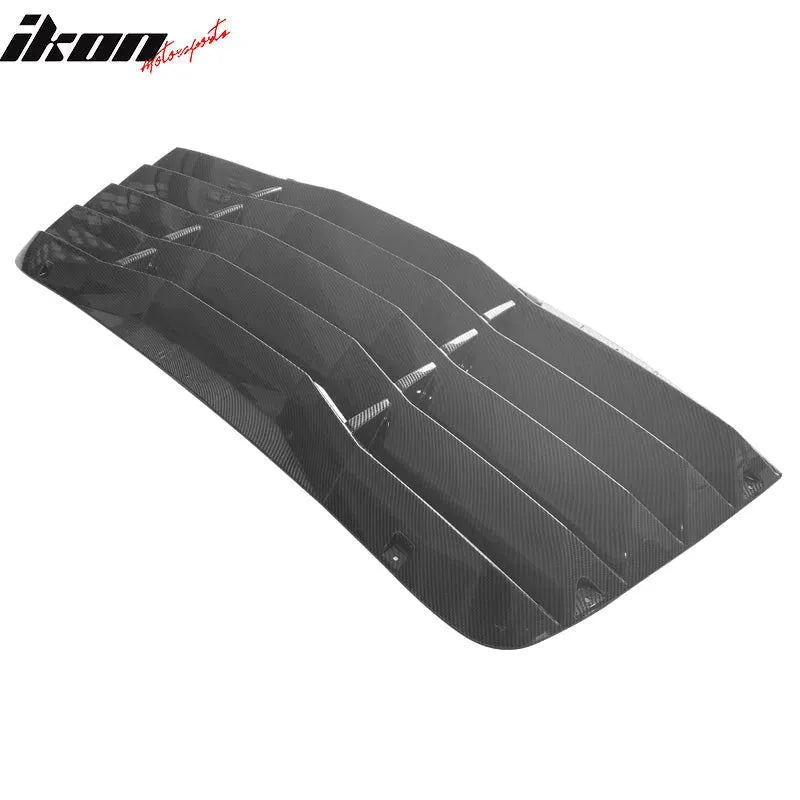 Ikon Motorsports 2008-2023 Dodge Challenger Rear Window Scoop Louver Vent