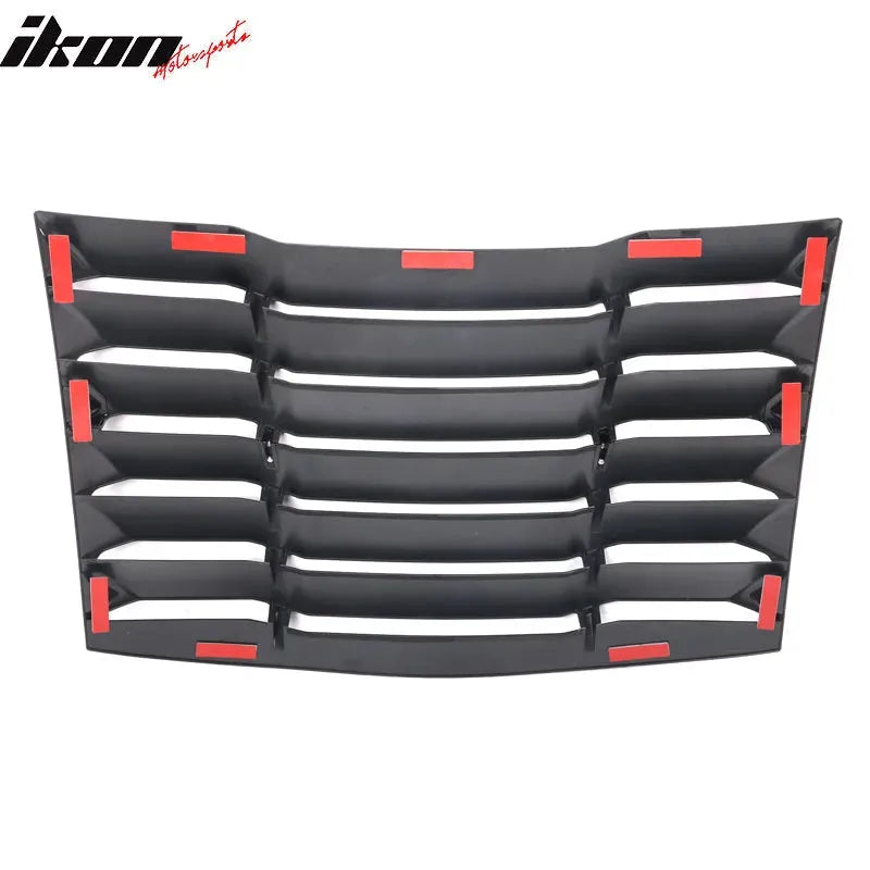 Ikon Motorsports 2008-2023 Dodge Challenger Rear Window Scoop Louver Vent