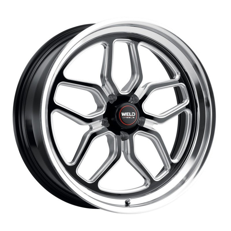 WELD Laguna Drag Gloss Black Wheel with Milled Spokes 2024-2026 Charger