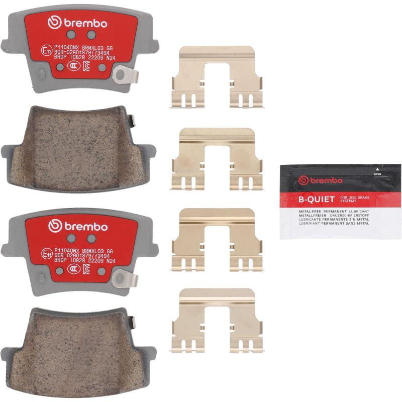 Brembo 2007+ Dodge Challenger Coupe / 2010+ Dodge Charger Xtra Ceramic Brake Pad - Rear