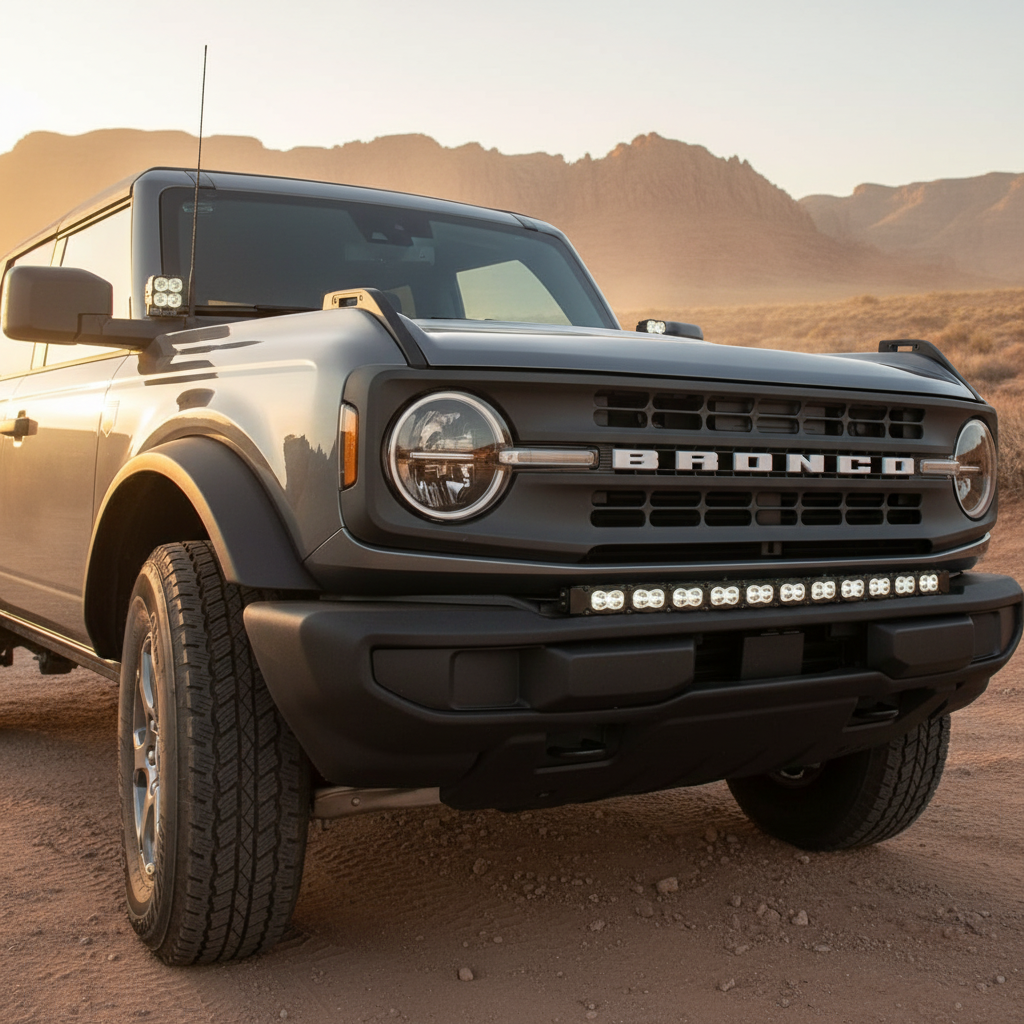 2022+ Ford Bronco Raptor Hood Mount/Ditch Lights/Pillars - PRO