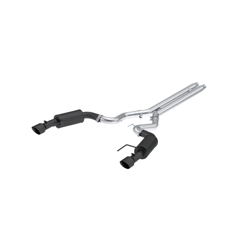 MBRP 2024+ Ford Mustang GT S650, 5.0L 3in Cat-Back Dual Split Rear, Black-Coated (street)