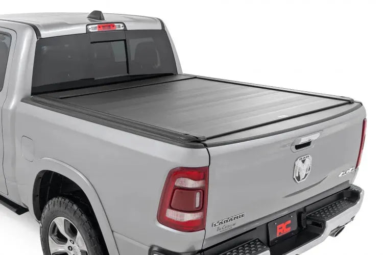Rough Country Powered Retractable Bed Cover 5'7" Bed | Ram 1500 & RHO  (19-26)/1500 TRX (21-24)