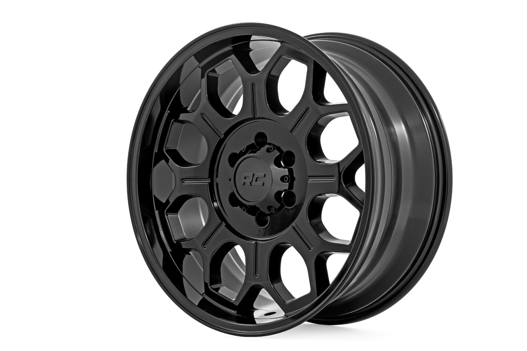 Rough Country 77 Series Wheel Semi Gloss Black 6x139.7