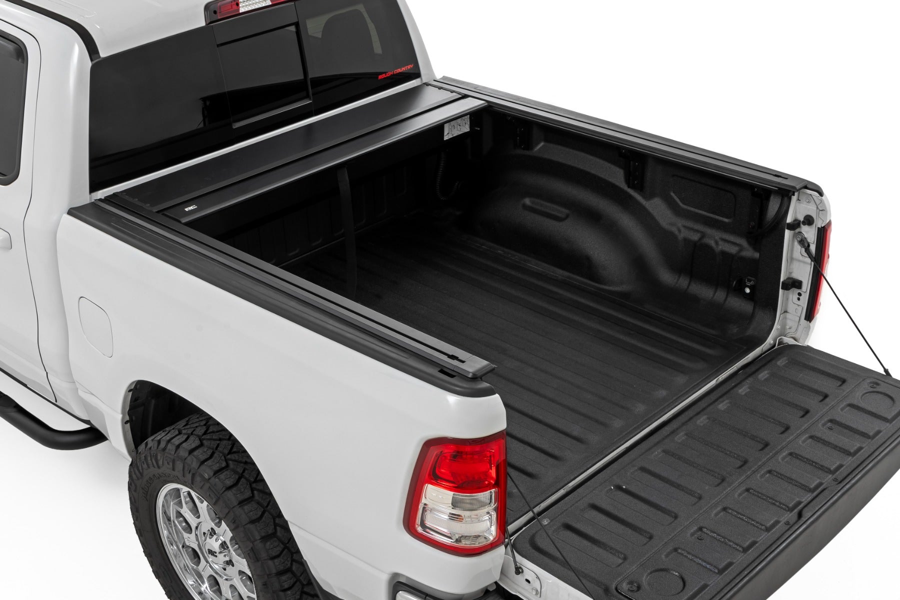 Rough Country Retractable Bed Cover 5'7" Bed | 2019-2027 Ram 1500 & RHO /1500 TRX